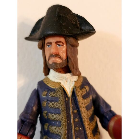 Captain Barbossa Poseable Fig Pirates Of The Caribbean 4" Jakks 2011 - Picture 4 of 8